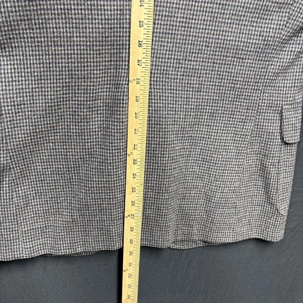 Vintage Pendleton Tweed Virgin‎ Wool Blazer Jacket Men's Size 42 Gray 2 Button - Picture 8 of 15